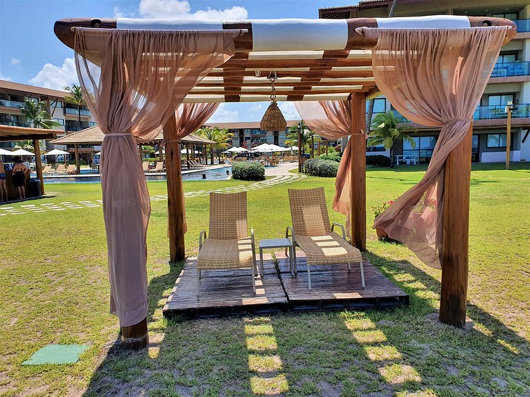 La Fleur Polinesia, Porto de Galinhas, 73m², 2 qt 1 suite 30