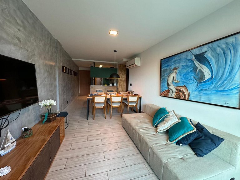 La Fleur Polinesia, Porto de Galinhas, 73m², 2 qt 1 suite